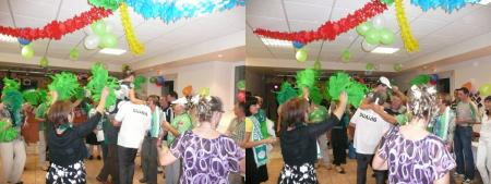 La foule au rythme Vert