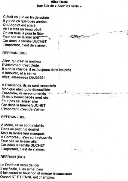 Les paroles !!!